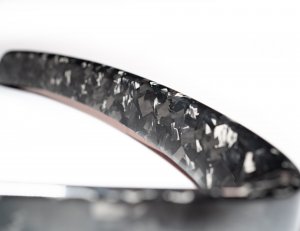 Alfa Romeo Stelvio Front V Shield Grill Frame - Carbon Fiber - Forged Carbon - Feroce Carbon